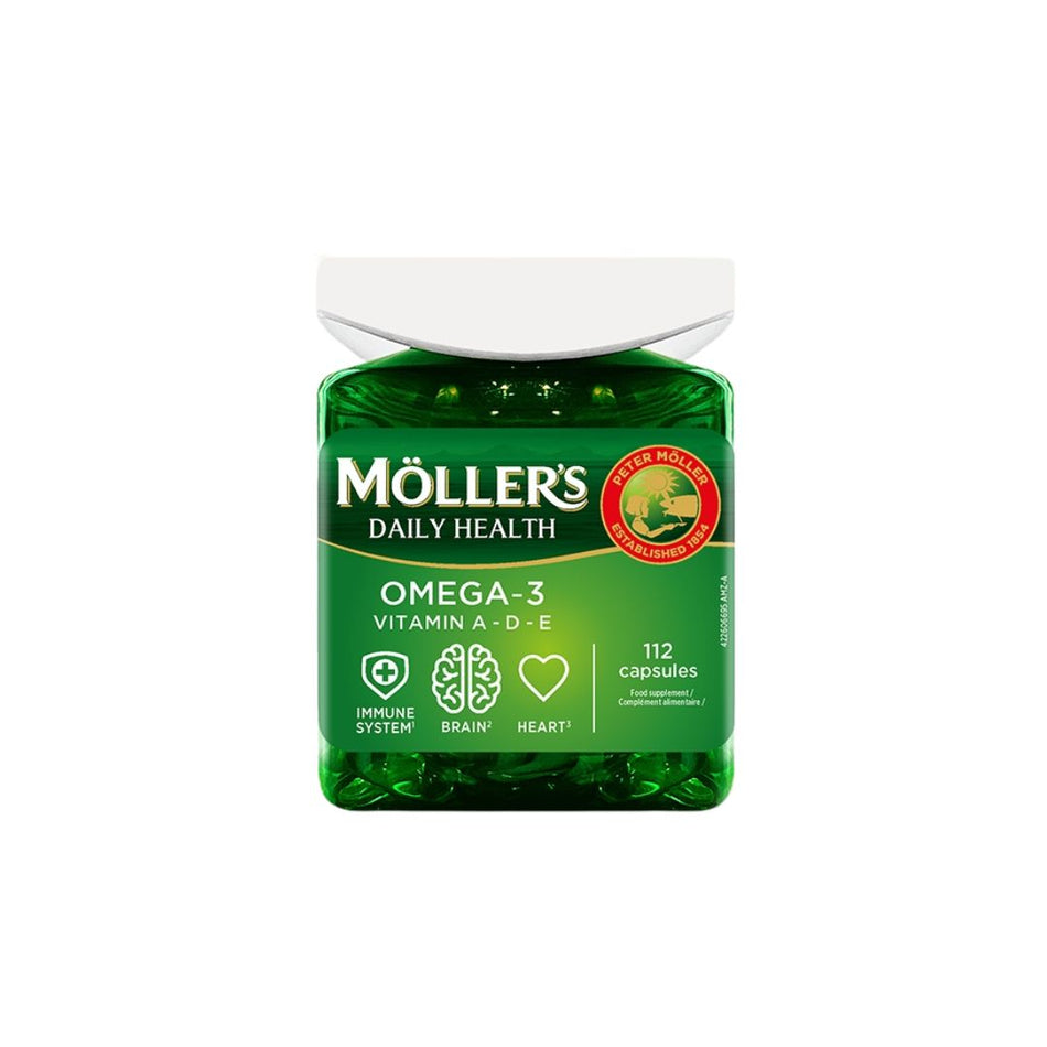 Mollers Daily Health Capsules on a white background