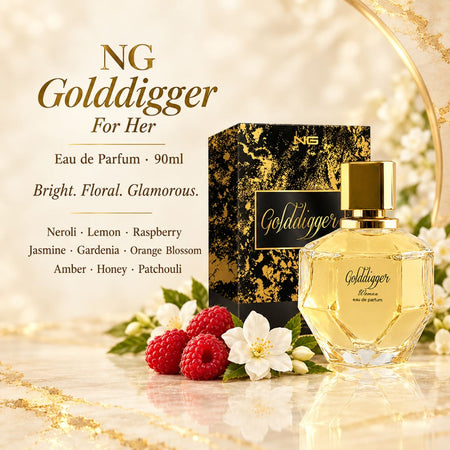 NG Fragrance Golddigger For Her Eau de Parfum 90ml informative graphic