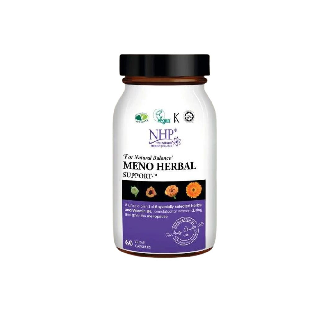 Natural Health Practice Meno Herbal Support 60 Capsules on a white background