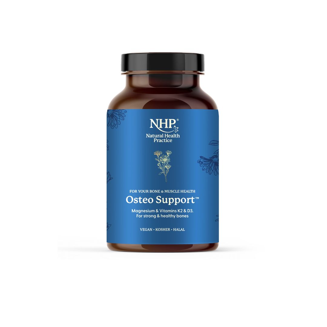 Natural Health Practice Osteo Support 90 Capsules on a white background