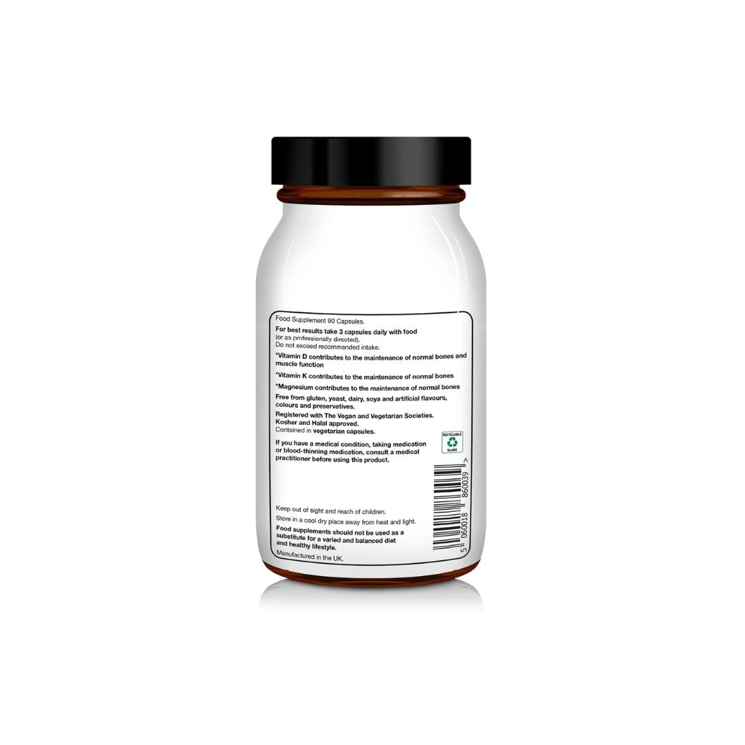 Natural Health Practice Osteo Support 90 Capsules (rear angle) on a white background