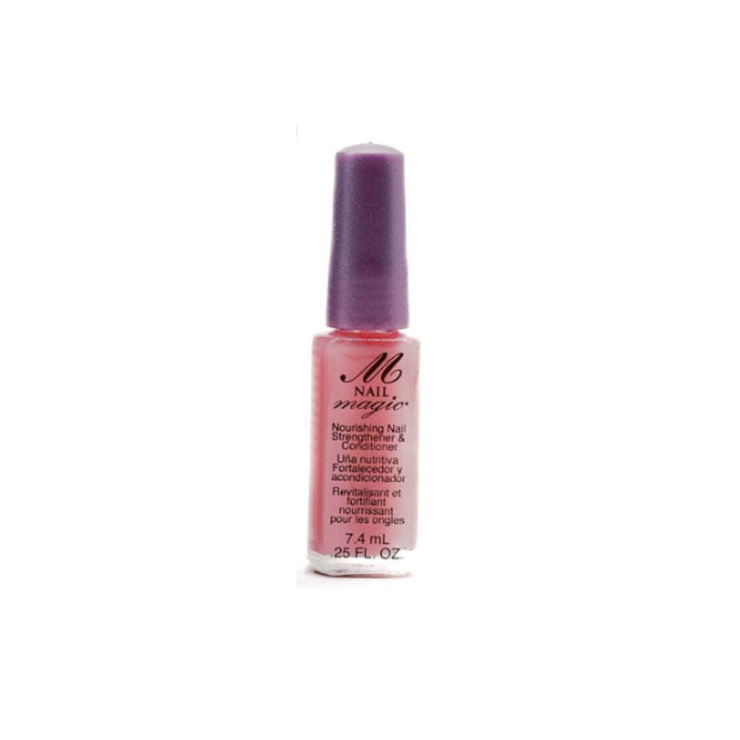 Nail Magic Nourish Nail Strengthener bottle on a white background