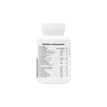 NaturesPlus Her Journey Teen Multivitamin 30 Tablets packaging (side angle) on a white background