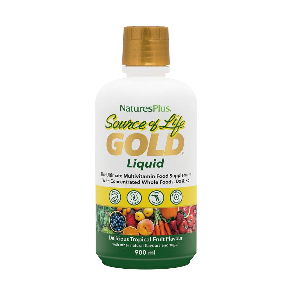 Nature's Plus Source of Life Gold Liquid Multivitamin 887ml