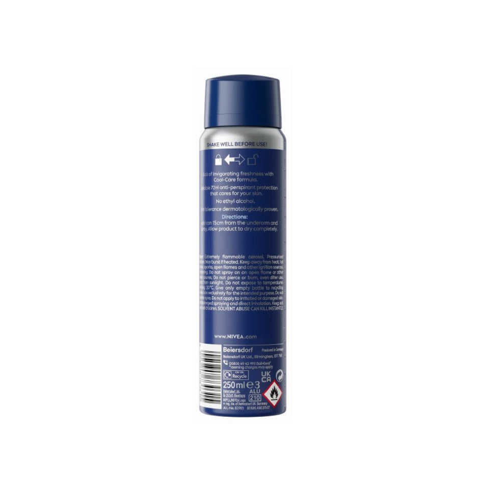 NIVEA Men Cool Kick Anti-Perspirant Spray 250ml