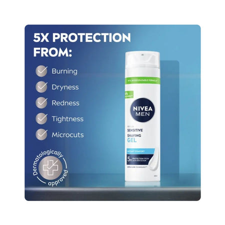 NIVEA Men Sensitive Shaving Gel 200ml 