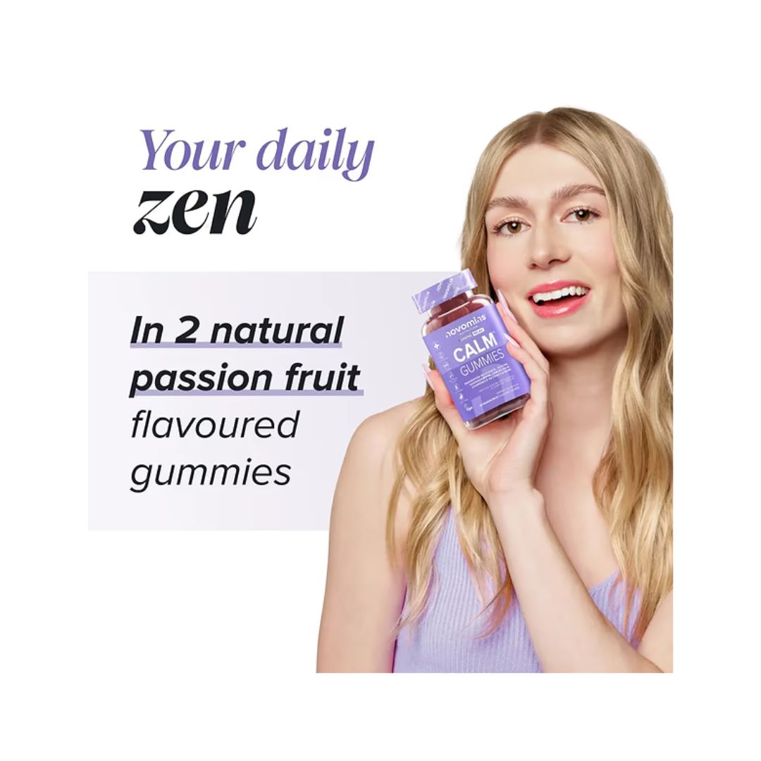 Novomins Calm Ashwagandha Gummies dosage information photo