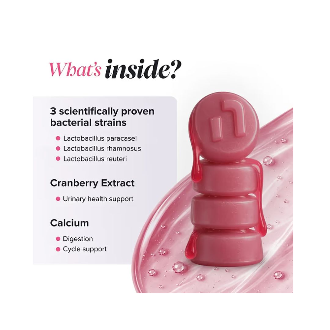 Novomins Women's Bio-Balance Raspberry 60 Gummies ingredient information