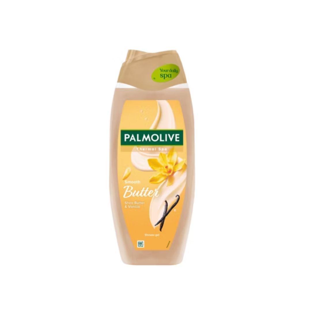 Palmolive Thermal Spa Smooth Butter Shower Gel on a white background