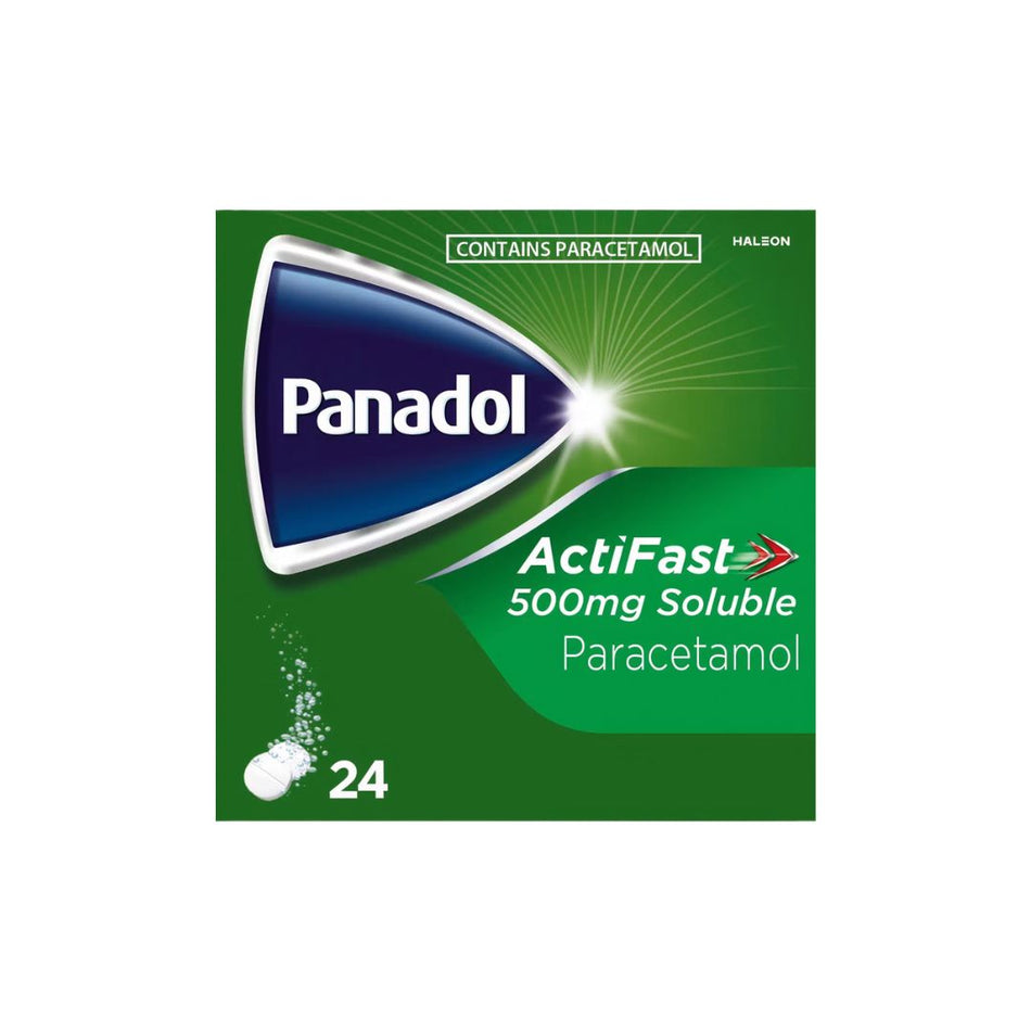 Panadol ActiFast 500mg 24 Soluble Tablets