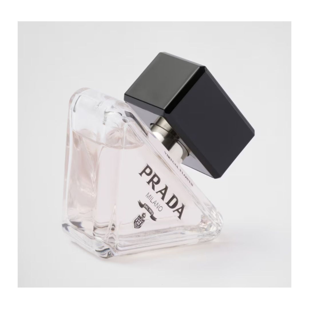 Prada Paradoxe Virtual Flower Eau de Parfum 30ml on a light pink background