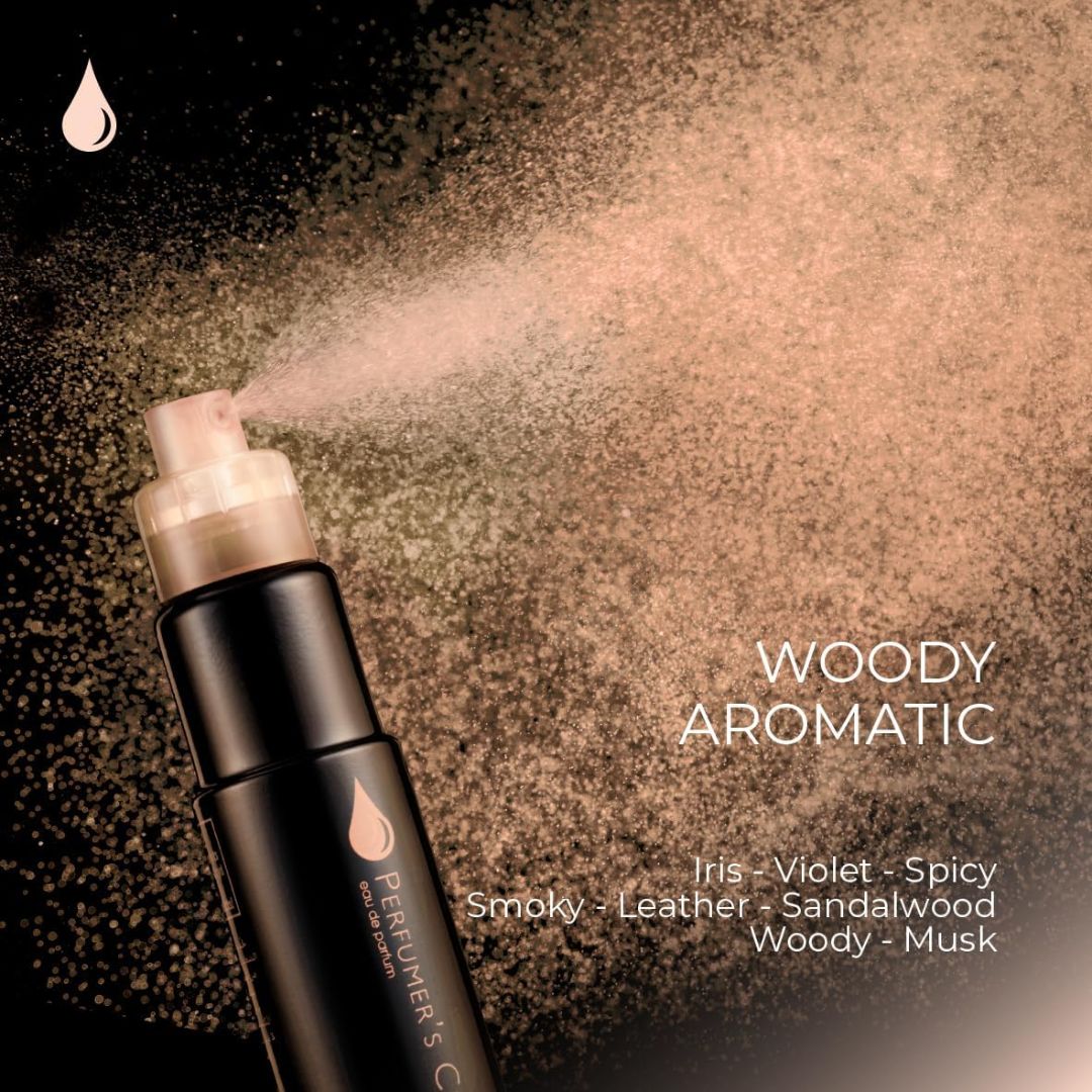 Perfumer’s Choice No. 12 Skye Eau de Parfum 'woody aromatic' graphic