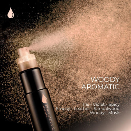 Perfumer’s Choice No. 12 Skye Eau de Parfum 'woody aromatic' graphic