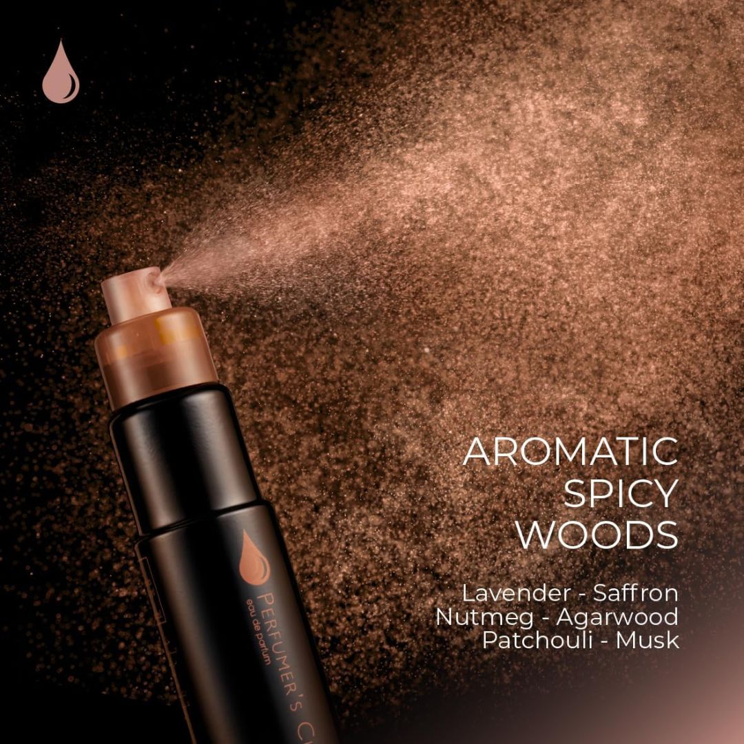 Perfumer’s Choice No. 3 Zayn Eau de Parfum 'aromatic spicy woods' graphic