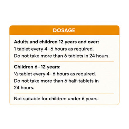 Piriton Allergy 4mg 60 Tablets 'DOSAGE' graphic on a white background