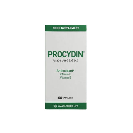 Procydin Grape Seed Extract Antioxidant 60 Capsules box on a white background