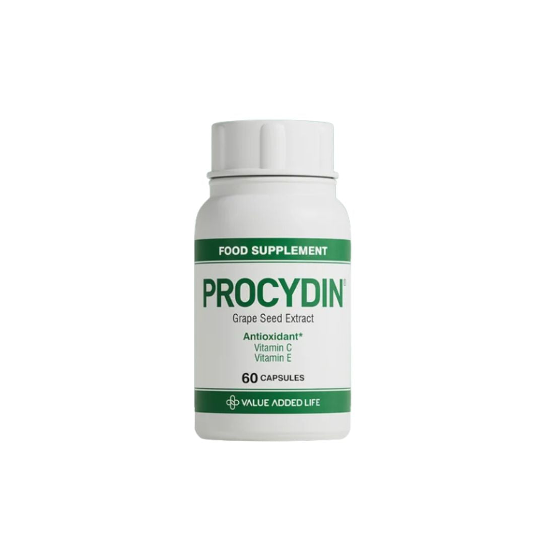 Procydin Grape Seed Extract Antioxidant 60 Capsules container on a white background