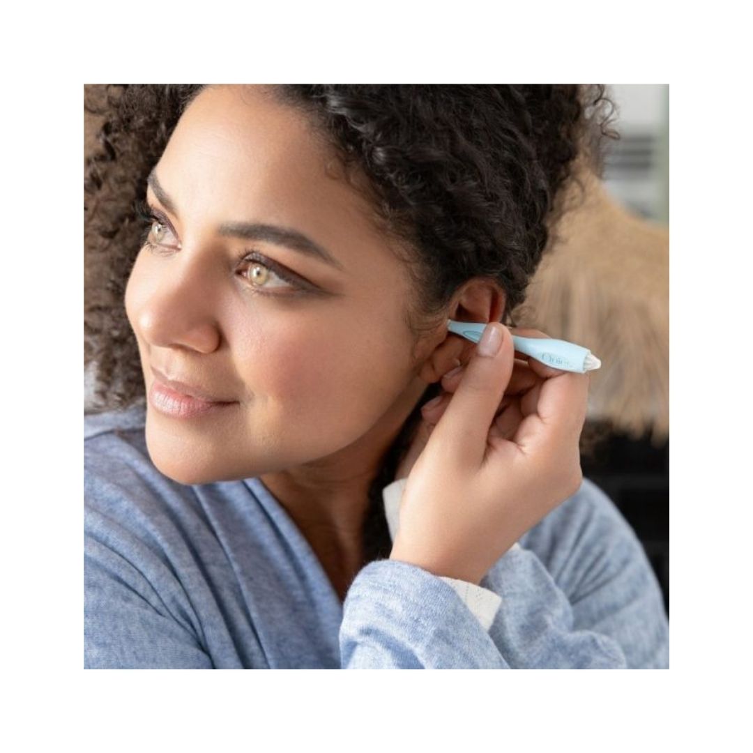Quies Soft Ear Cleaner being used by a woman