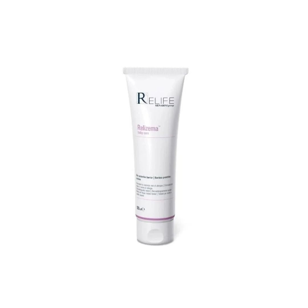 Relife Relizema Baby Care Barrier Cream 100ml tube on a white background