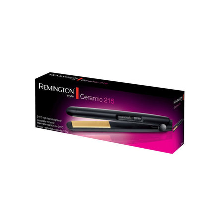 Remington Ceramic 215 Hair Straightener packaging on a white background