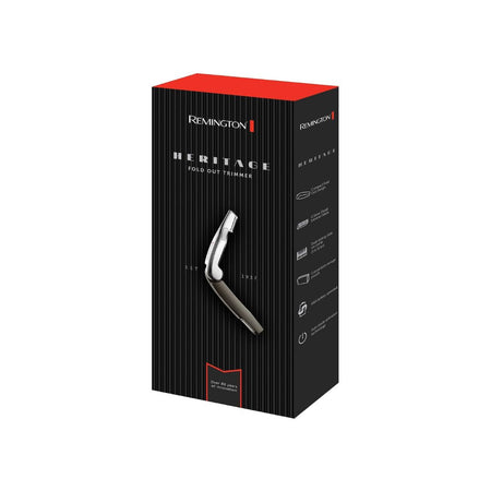 Remington Heritage Fold Out Trimmer packaging on a white background