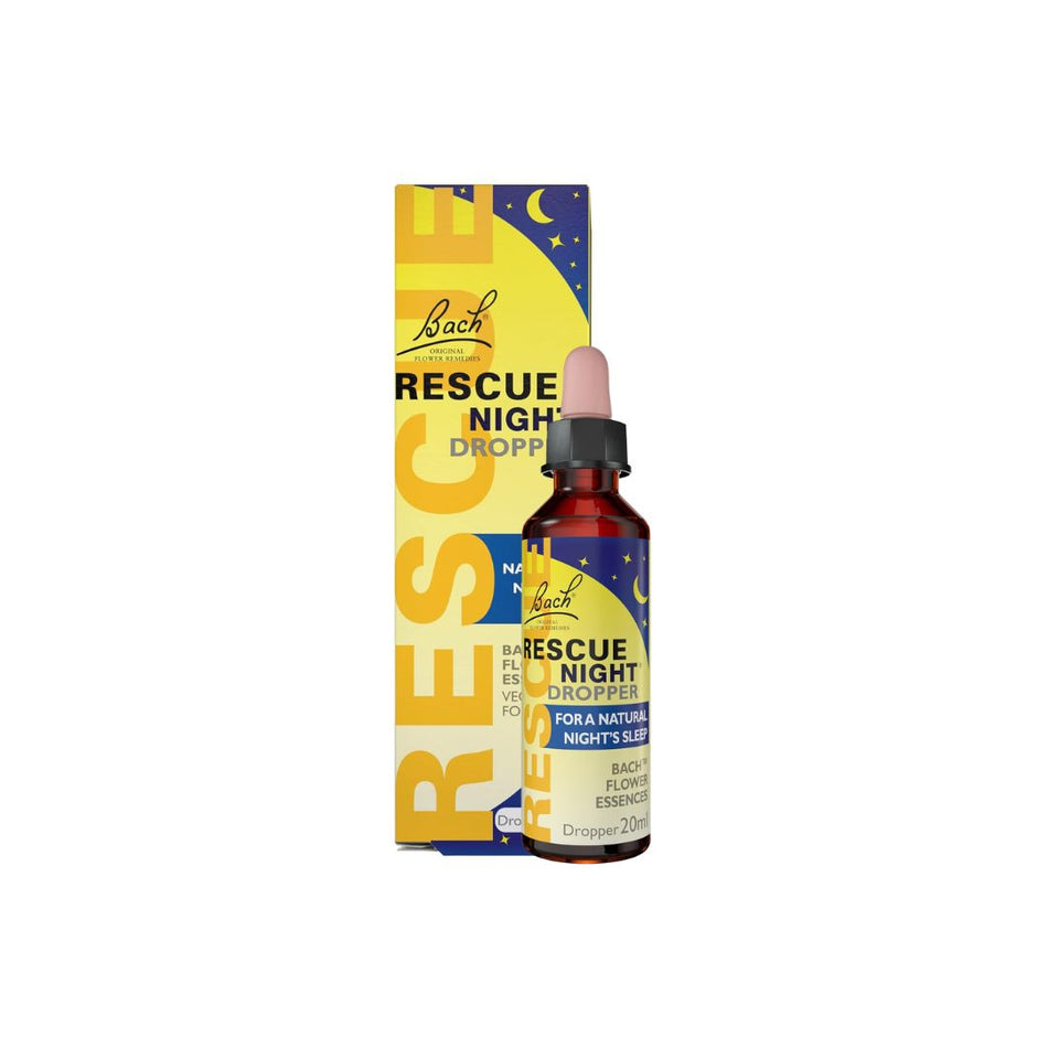 Rescure Remedy Night Dropper 20ml packaging and bottle