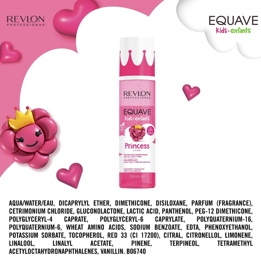 Revlon Equave Kids Princess Look ingredients graphic