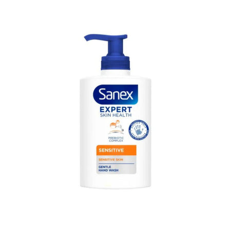 Sanex Expert Skin Health Sensitive Hand Wash 250ml on a white background