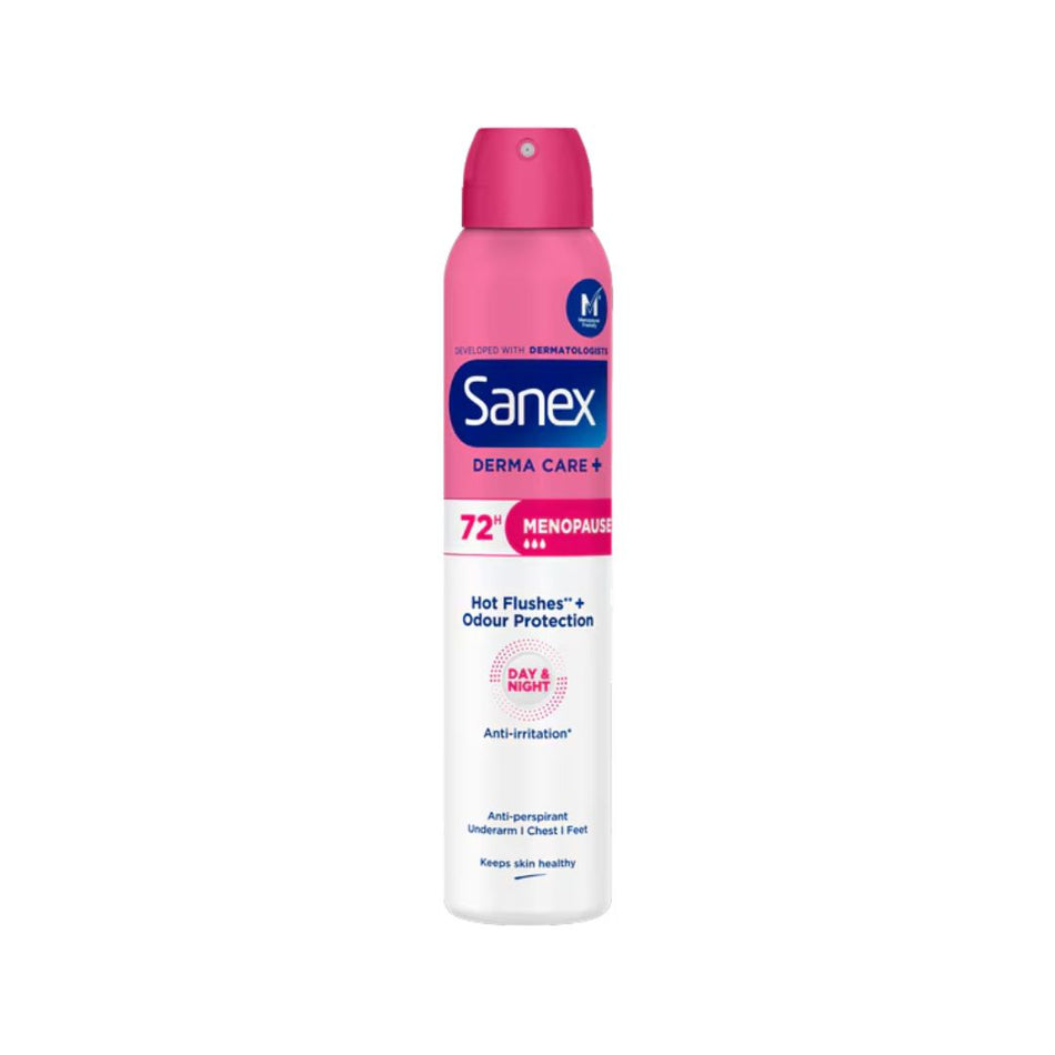 Sanex Derma Care+ Menopause Anti-Perspirant Spray 200ml