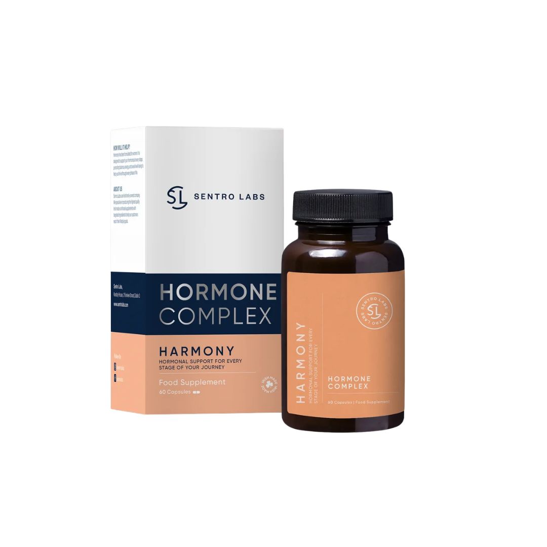 Sentro Labs Hormone Complex container and packaging on a white background