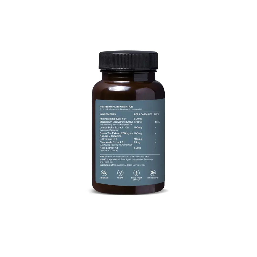 Sentro Labs Stress Complex - Equilibrium container (rear angle) on a white background