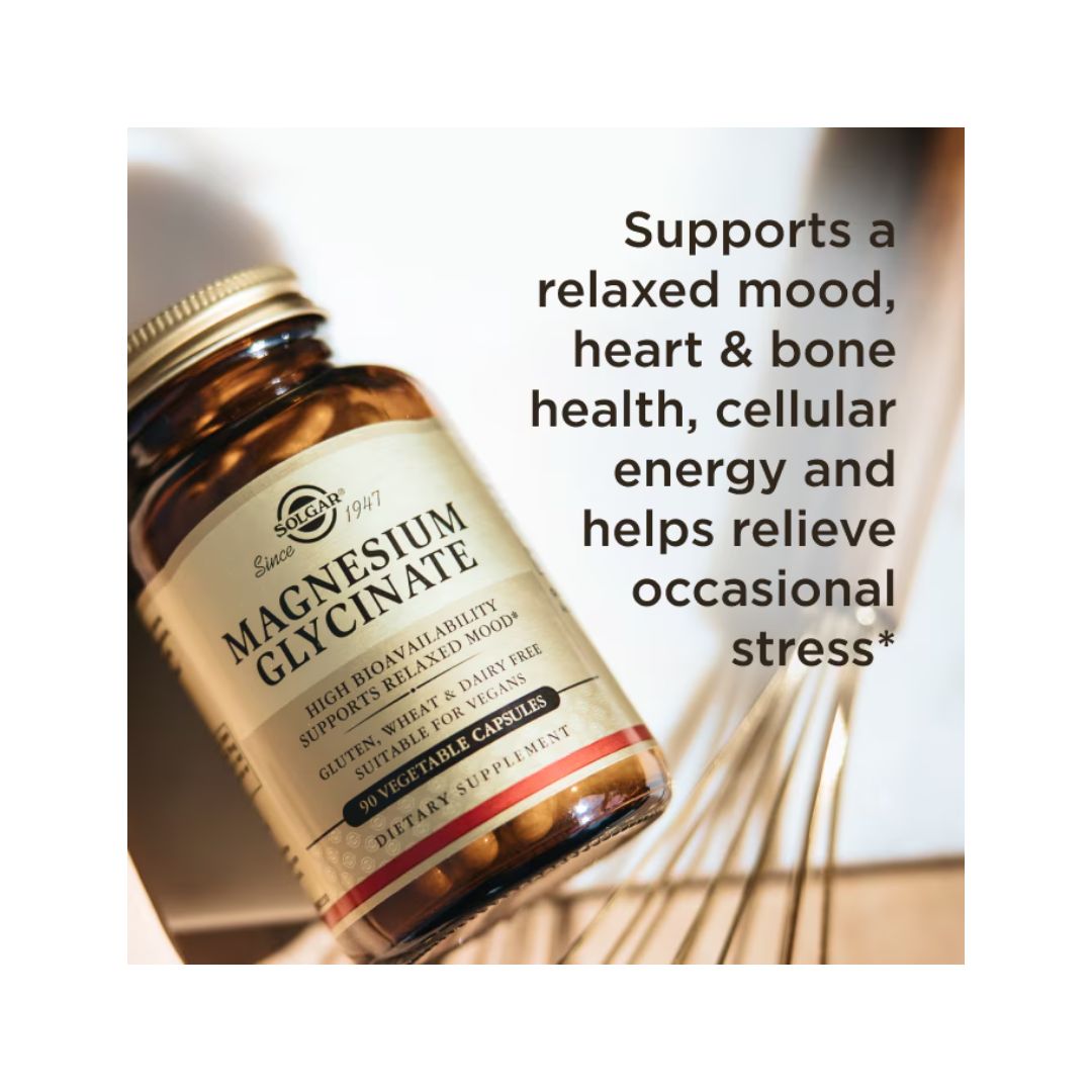 Solgar Magnesium Glycinate product benefits photo