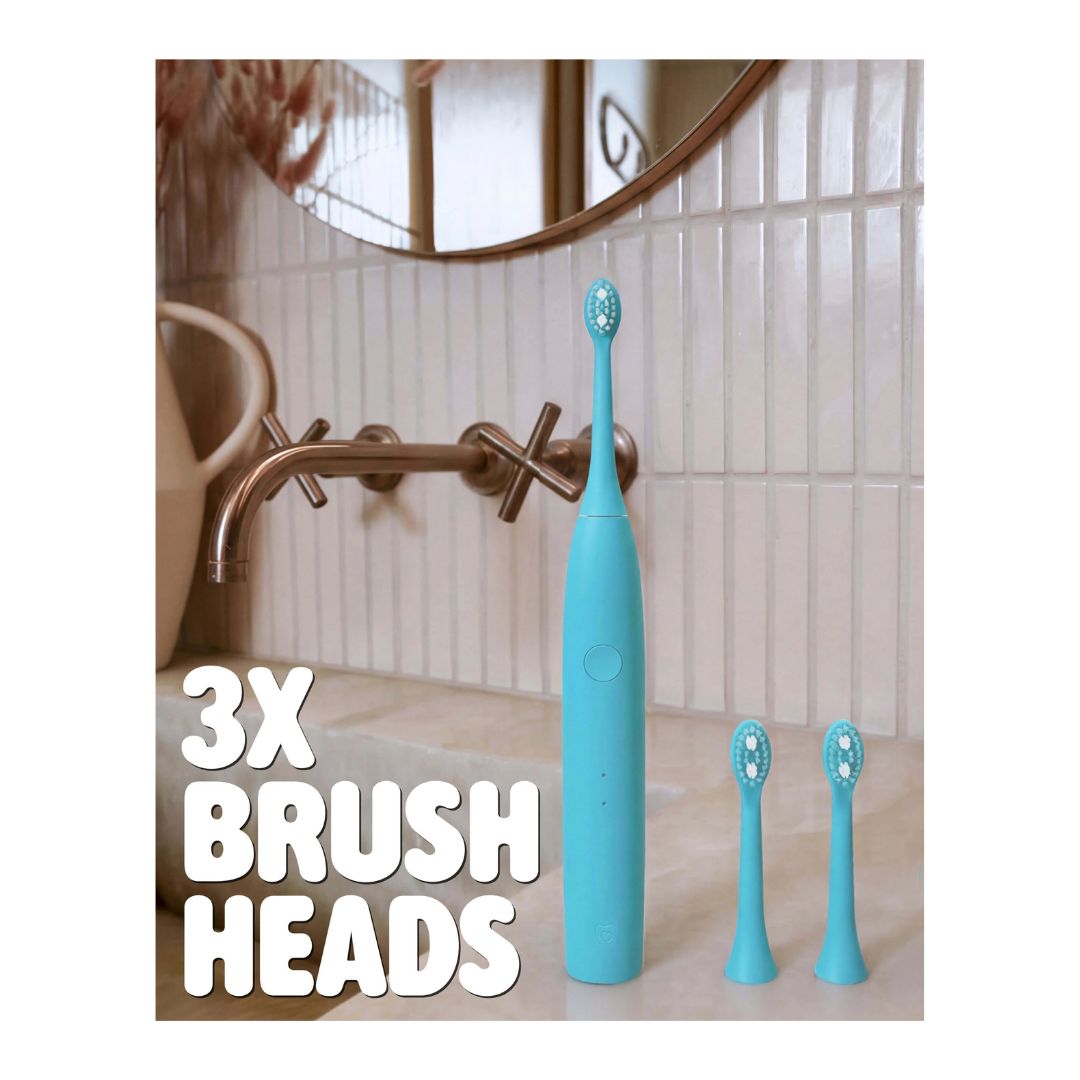 Spotlight Oral Care Sonic One Electric Toothbrush Blue on a bathroom background