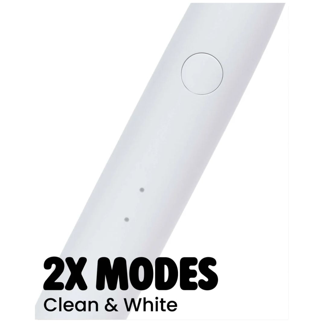 Spotlight Oral Care Sonic One Electric Toothbrush – White '2X MODES' graphic on a white background