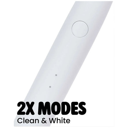 Spotlight Oral Care Sonic One Electric Toothbrush – White '2X MODES' graphic on a white background