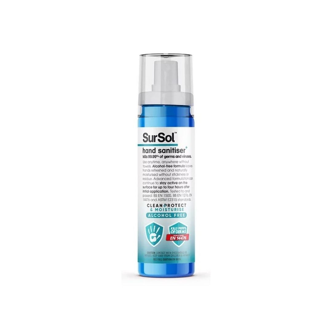SurSol Alcohol-Free Hand Sanitiser 100ml bottle on a white background