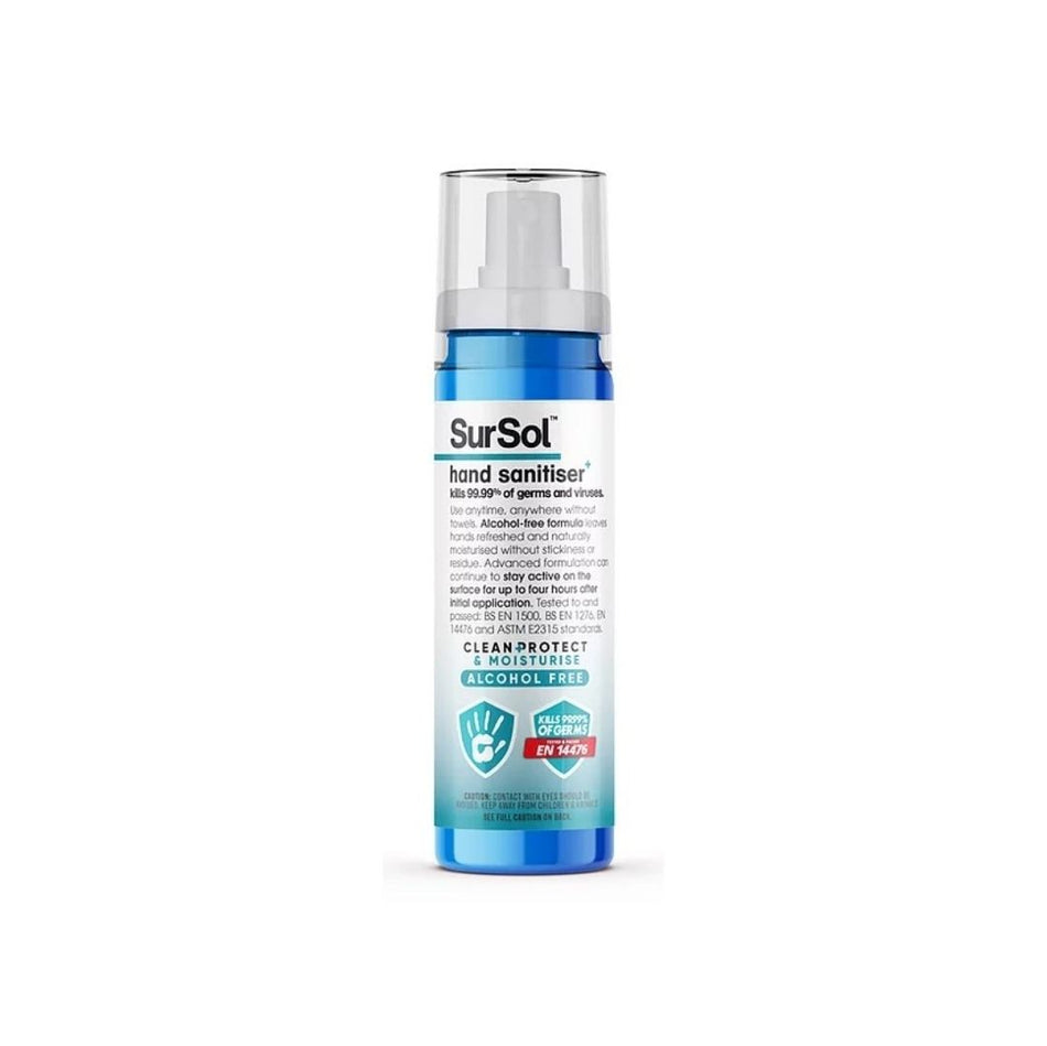 SurSol Alcohol-Free Hand Sanitiser 100ml bottle on a white background