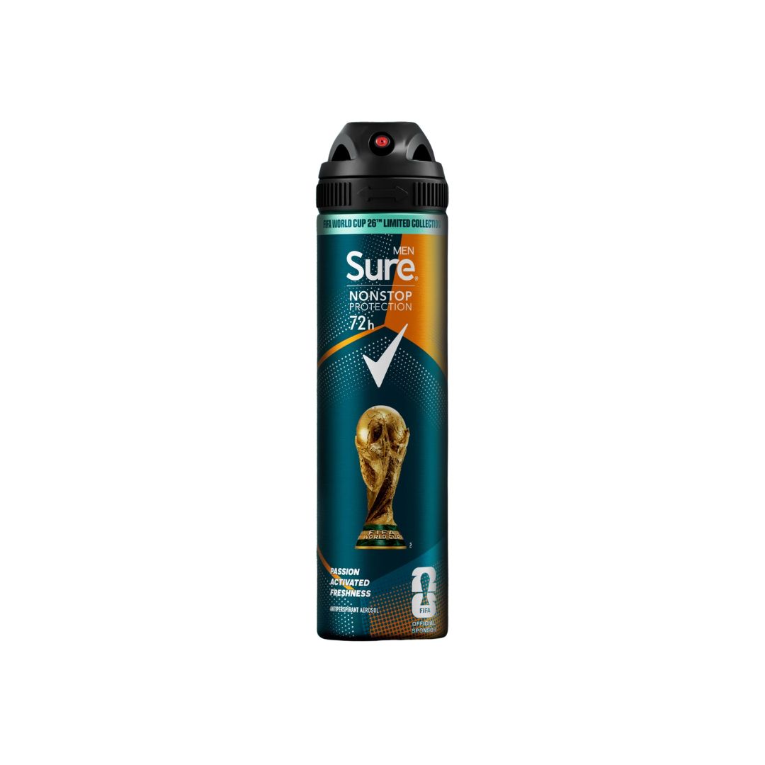 Sure Men Cobalt Dry 72hr Anti-Perspirant Deodorant 250ml on a white background