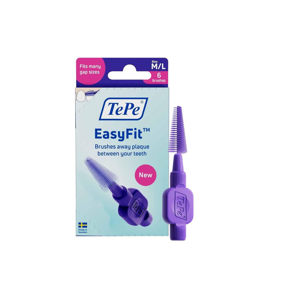 TePe EasyFit Interdental Brushes M/L 6 Pack