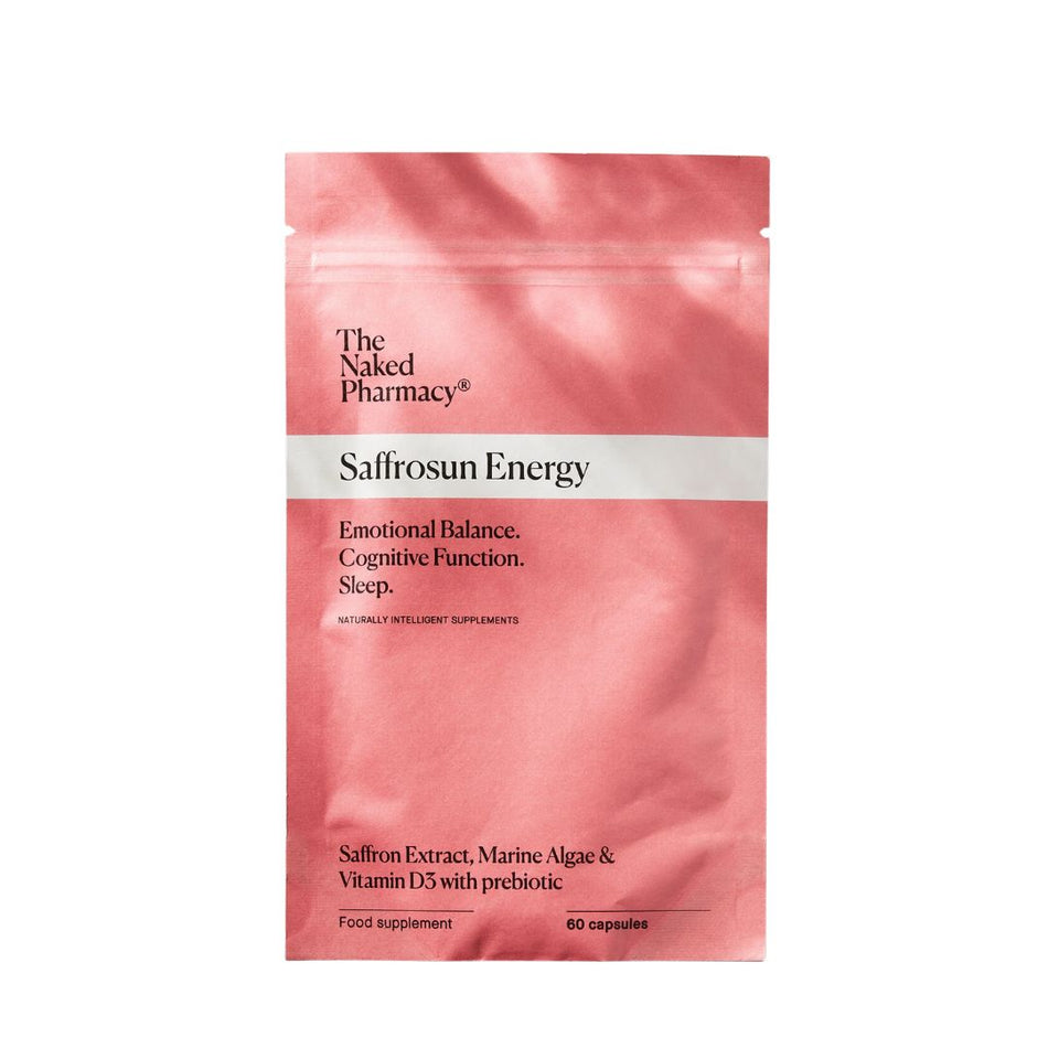 The Naked Pharmacy Saffrosun Energy – Saffron Supplement, 60 Capsules
