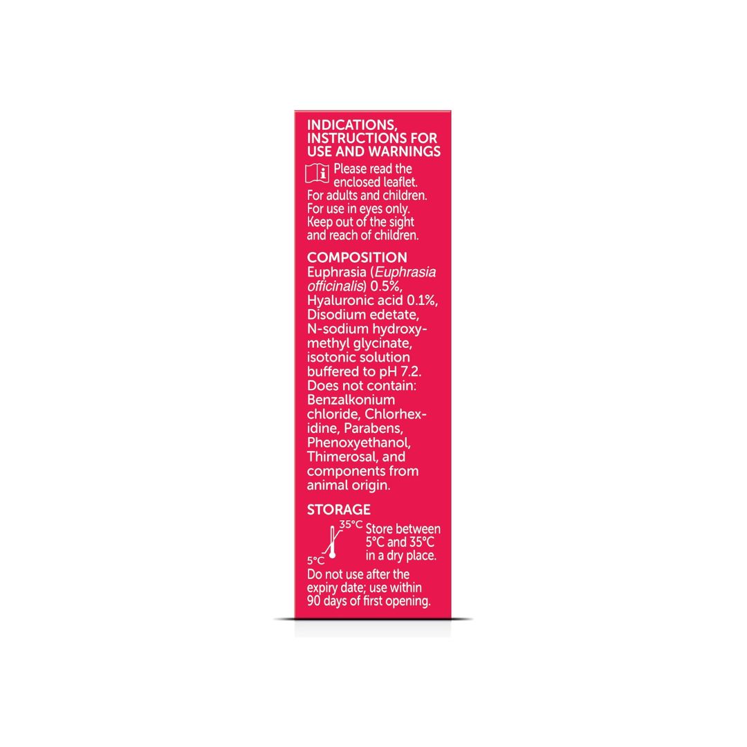 Thera Tears Irritation and Redness packaging (ingredients) on a white background