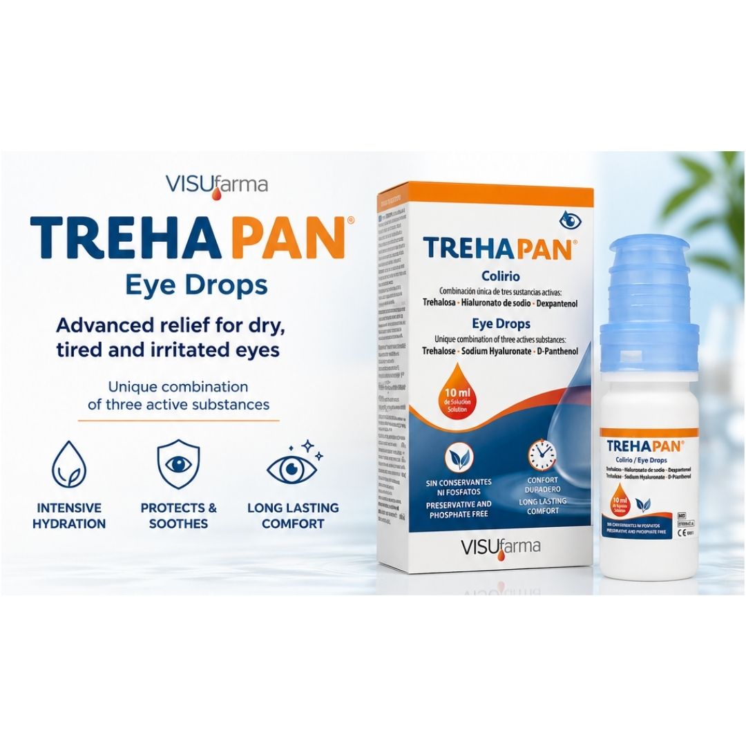 Trehapan Dry Eye Drops 10ml product information 
