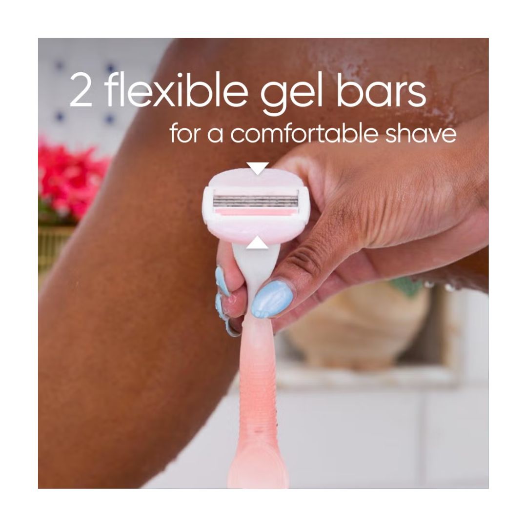 Gillette Venus ComfortGlide Spa Breeze Razor photo '2 Flexible gel bars' 