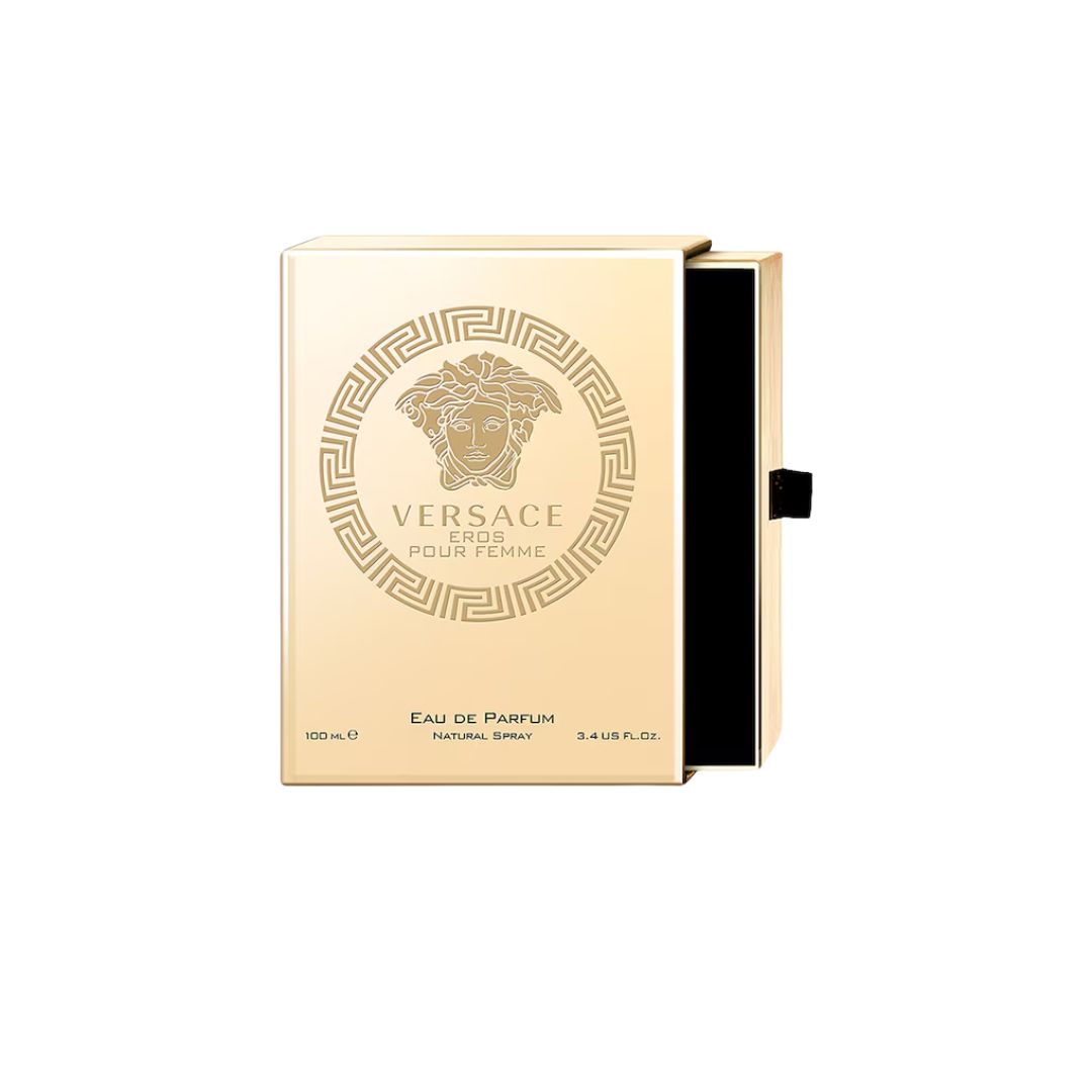 Versace Eros Pour Femme Eau de Parfum 100ml on a white background