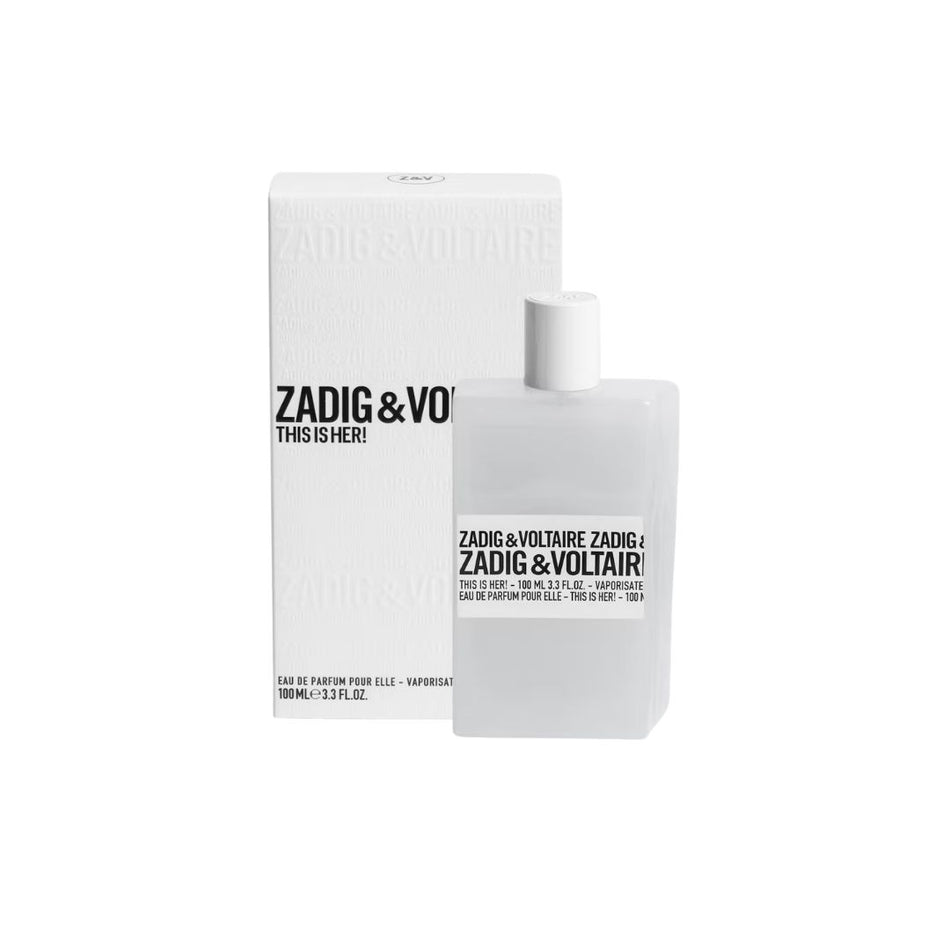 Zadig & Voltaire This Is Her! Eau de Parfum 100ml on a white background