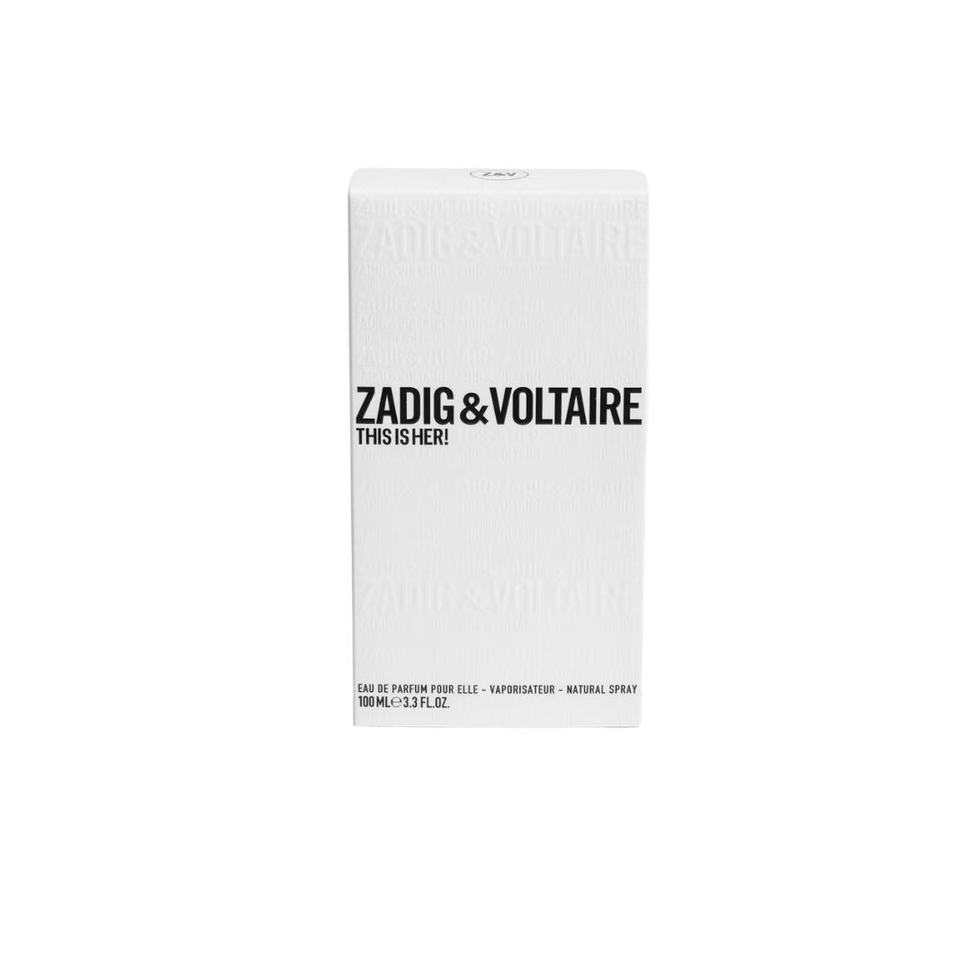Zadig & Voltaire This Is Her! Eau de Parfum 100ml on a white background