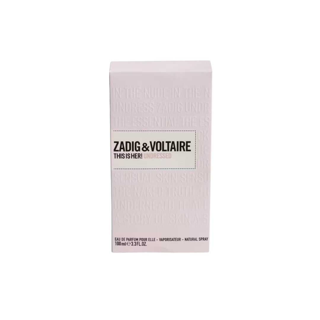 Zadig & Voltaire This Is Her! Undressed Eau de Parfum 100ml on a white background