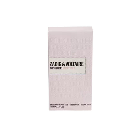 Zadig & Voltaire This Is Her! Undressed Eau de Parfum 100ml on a white background