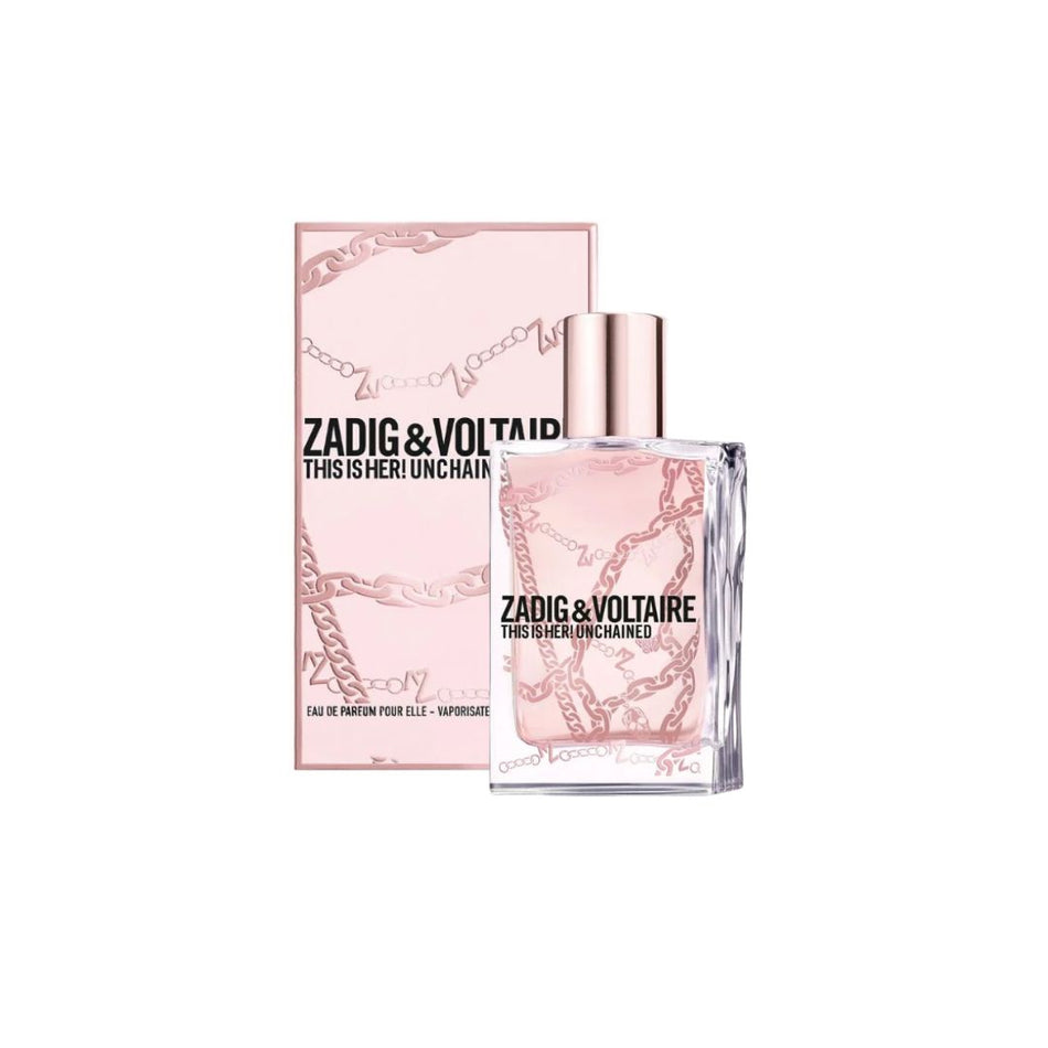 Zadig & Voltaire This Is Her! Unchained Eau de Parfum 50ml on a white background