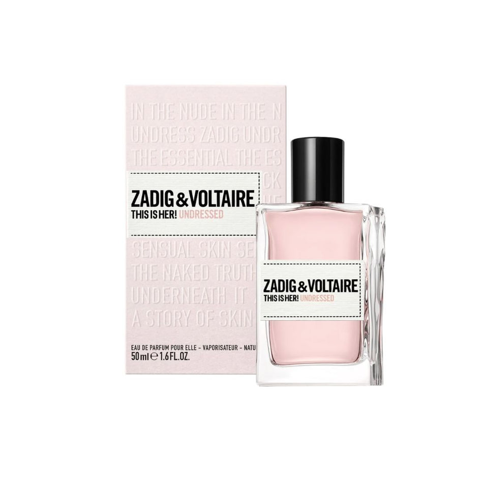 Zadig & Voltaire This Is Her! Undressed Eau de Parfum 50ml on a white background